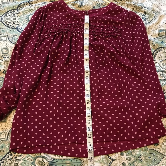 Elle blouse Long sleeve with polkadots - Picture 6 of 8